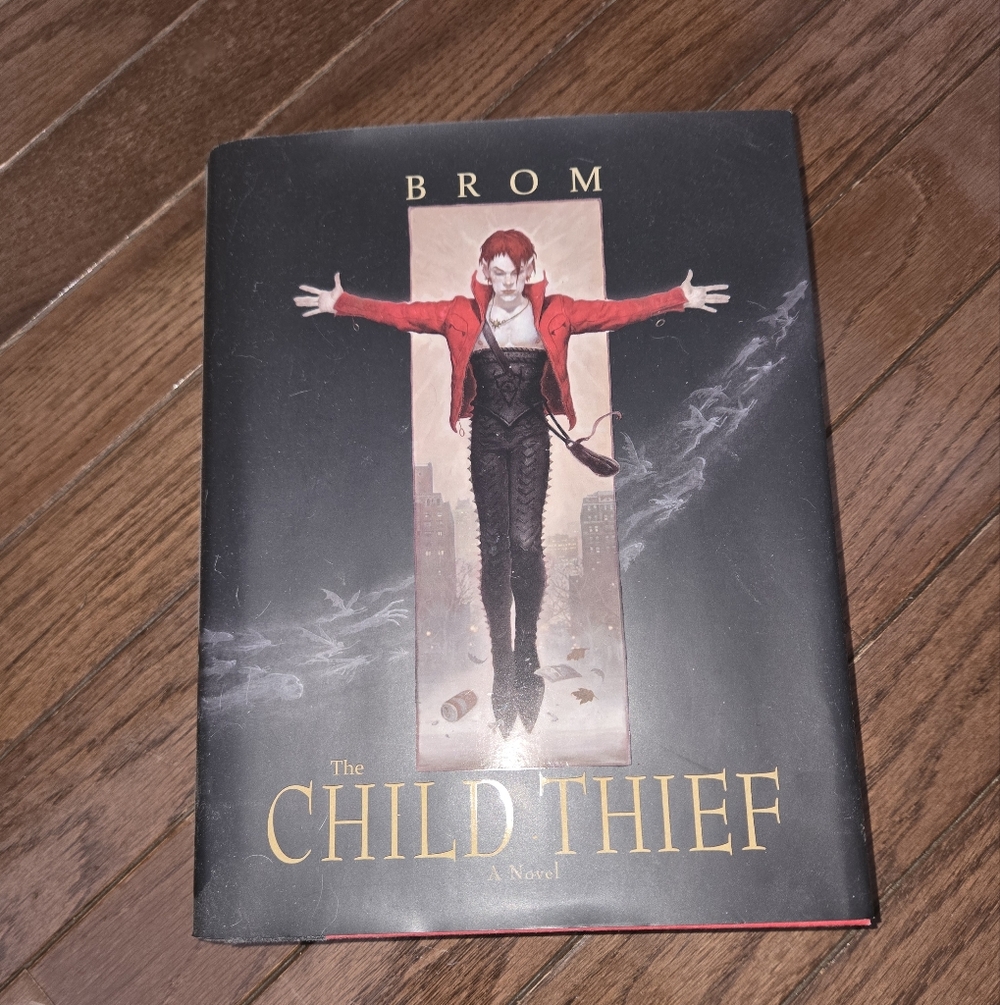 Brom's The Child Thief Novel - Black and Red Cover